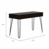 Mumbai Writing Desk, Four Legs, Two Drawers - Image 3