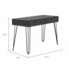 Mumbai Writing Desk, Four Legs, Two Drawers - Image 9