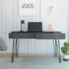 Mumbai Writing Desk, Four Legs, Two Drawers - Image 10
