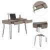 Mumbai Writing Desk, Four Legs, Two Drawers - Image 16