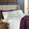 Premium Bamboo Sheet Set Twin XL, White - Image 2