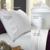 Premium Bamboo Sheet Set Twin XL, White - Image 3