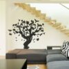 Tree Wall Decal Decor - Large Art Vinyl Sticker For Nursery Kids Room - White Black Decals Decoration Living Bedroom Mural Giant Stickers - Image 8