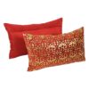 Blazing Needles 20-inch by 12-inch Paisley Scaled Velvet Throw Pillow (Set of 2) - Image 2