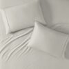 100% BCI Cotton 300TC Sheet Set W/ Z hem Cylinder Packaging in Full - Image 2