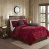 100% Polyester Solid Velour to Berber Comforter Set,WR10-2061 - Image 7