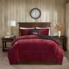 100% Polyester Solid Velour to Berber Comforter Set,WR10-2061 - Image 16