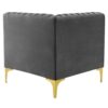 Triumph Channel Tufted Performance Velvet Loveseat - Gray EEI-4346-GRY - Image 4
