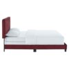 Celine Channel Tufted Performance Velvet Queen Bed - Maroon MOD-6330-MAR - Image 4