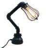 Retro Industrial Water Pipe Lighting Wall Plug-In Table Lamp Steampunk Metal Indoor Stand~1306 - Image 3