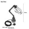 Retro Industrial Water Pipe Lighting Wall Plug-In Table Lamp Steampunk Metal Indoor Stand~1306 - Image 11