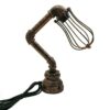 Retro Industrial Water Pipe Lighting Wall Plug-In Table Lamp Steampunk Metal Indoor Stand~1306 - Image 15