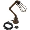 Retro Industrial Water Pipe Lighting Wall Plug-In Table Lamp Steampunk Metal Indoor Stand~1306 - Image 18