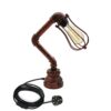 Retro Industrial Water Pipe Lighting Wall Plug-In Table Lamp Steampunk Metal Indoor Stand~1306 - Image 20