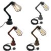 Retro Industrial Water Pipe Lighting Wall Plug-In Table Lamp Steampunk Metal Indoor Stand~1306 - Image 29